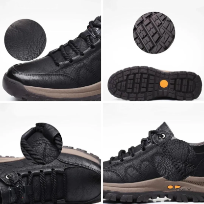 (🎉50% di sconto oggi, solo oggi - da non perdere) - Scarpe ortopediche da uomo in autentica pelle di vitello australiana ✅ Camminata comoda, sollievo dal dolore