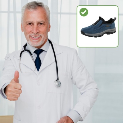 [Sconto a metà prezzo oggi - da non perdere] Scarpe casual da uomo dal design ergonomico - allevia efficacemente il dolore quando si cammina 👞Regola la posizione corretta del corpo umano