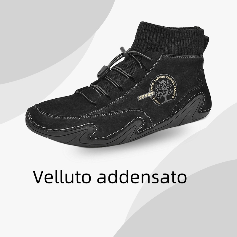 【⏰Sconto del 50% oggi - da non perdere】 Scarpe ortopediche dal design ergonomico - pelle di alta qualità + lana selezionata