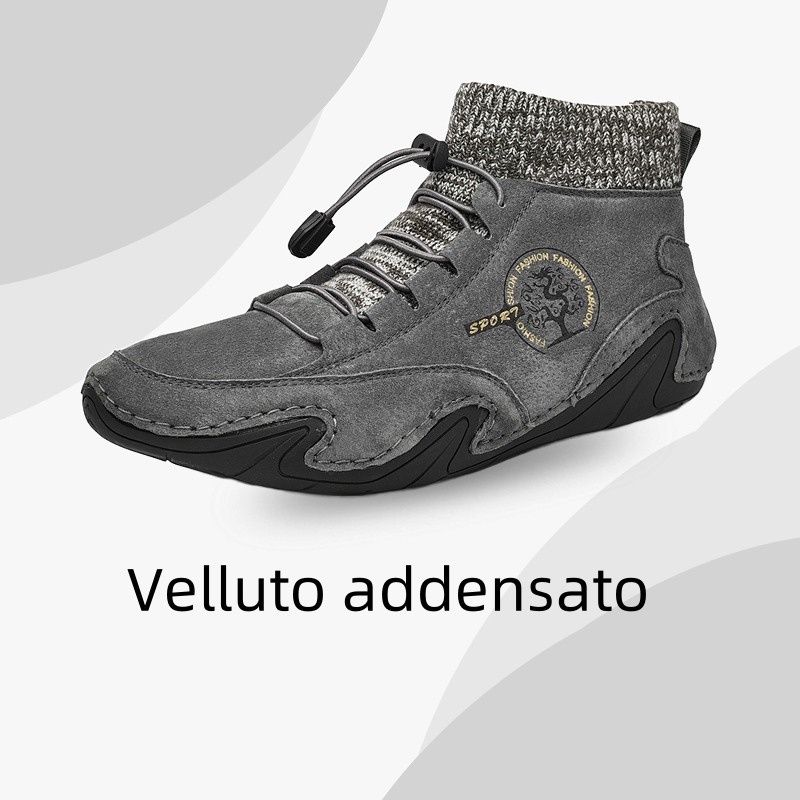【⏰Sconto del 50% oggi - da non perdere】 Scarpe ortopediche dal design ergonomico - pelle di alta qualità + lana selezionata