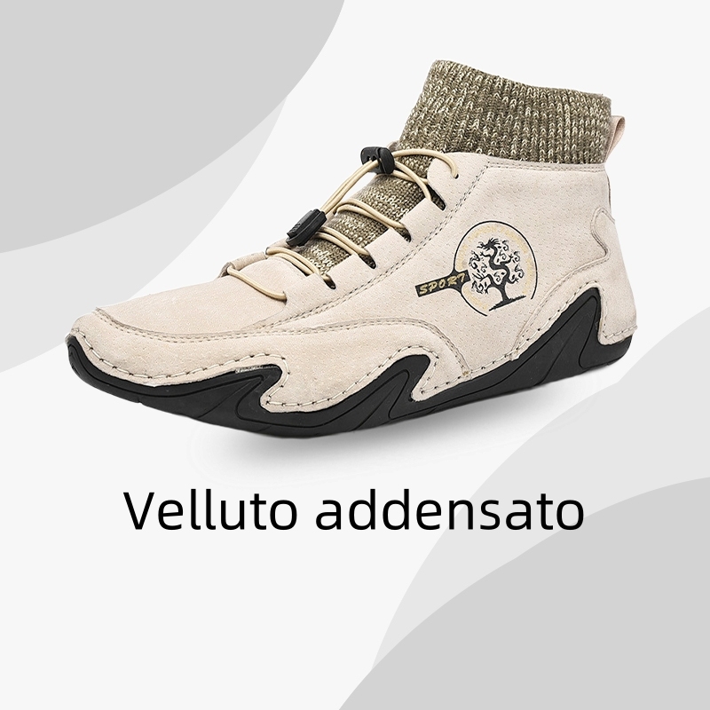 【⏰Sconto del 50% oggi - da non perdere】 Scarpe ortopediche dal design ergonomico - pelle di alta qualità + lana selezionata