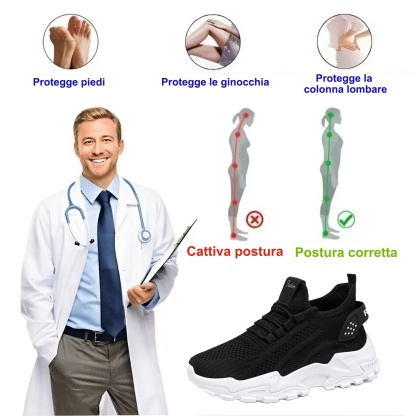 [🔥Offerta speciale di oggi: 50% di sconto - Non perderlo] Scarpe ortopediche da donna dal design ergonomico 👞Supporto dell'arco plantare ✅Camminata confortevole