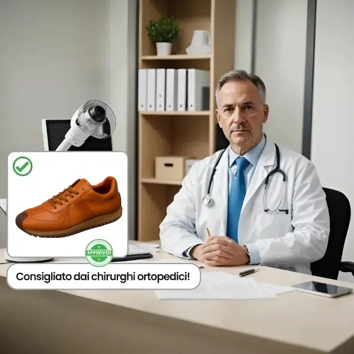 (🎉Sconto del 50% oggi, non perdertelo) 🐂 Scarpe ortopediche da uomo in pelle di vitello australiana 👞Cucite a mano, impermeabili e antiscivolo ✅Supporto dell'arco plantare: camminata confortevole