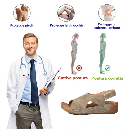 [🎁Oggi a metà prezzo - non perdertelo] Sandali ortopedici dal design ergonomico - camminata senza dolore 👞 rendono la camminata più confortevole