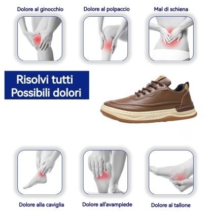 (🎉Sconto del 50% oggi, non perdertelo) 🐂 Scarpe ortopediche da uomo in pelle di vitello australiana 👞Cucite a mano, impermeabili e antiscivolo ✅Supporto dell'arco plantare: camminata confortevole