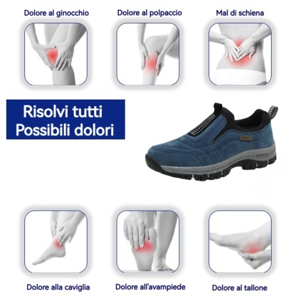 (🔥70% di sconto oggi - da non perdere) ⏰ - Scarpa ortopedica in pelle scamosciata di lusso morbida e confortevole (supporto - sollievo dal dolore al piede) Comoda per camminare