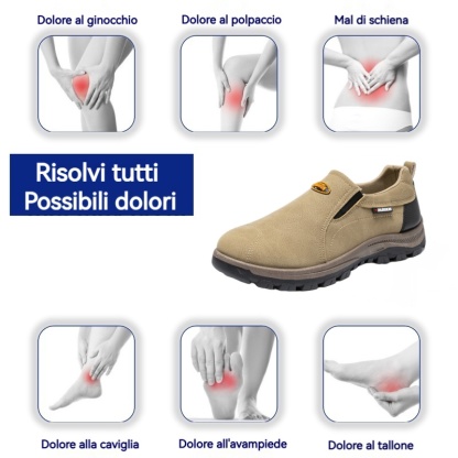 (🎉50% di sconto oggi, non perdertelo) 🐂 Scarpe ortopediche da uomo in vera pelle di vitello australiana 👞Cucite a mano, impermeabili e antiscivolo ✅ Supporto dell'arco plantare: camminata confortevole