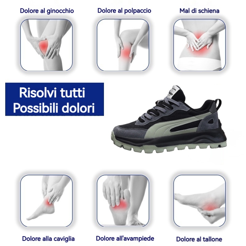 [Sconto del 50% oggi - non perdertelo] 🔥 Scarpe da passeggio dal design ergonomico 👞Cucite a mano - impermeabili e antiscivolo ✅ Supporto dell'arco plantare per una camminata confortevole