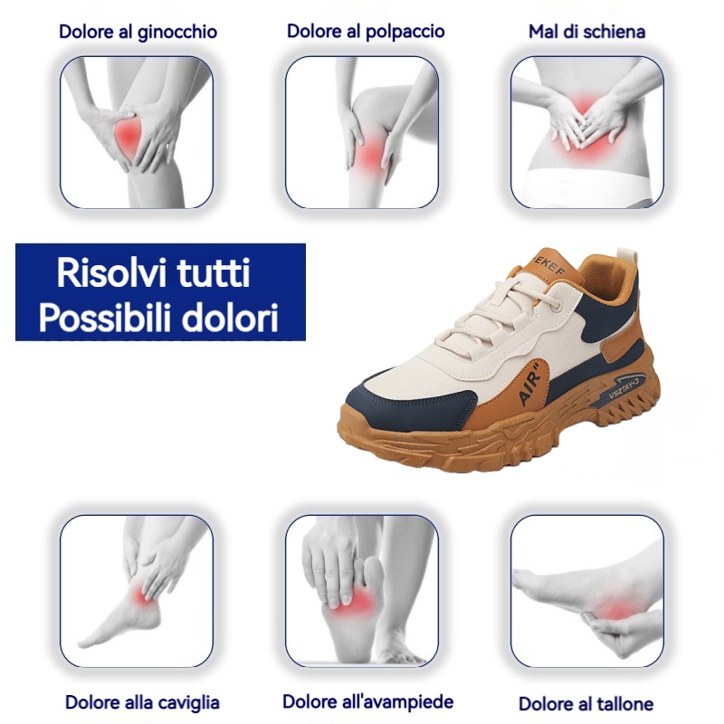[⏰Oggi 50% di sconto - Non perdertelo] 🔥 Scarpe da passeggio dal design ergonomico 👞Cucite a mano - impermeabili e antiscivolo ✅ Supporto dell'arco plantare, camminata confortevole