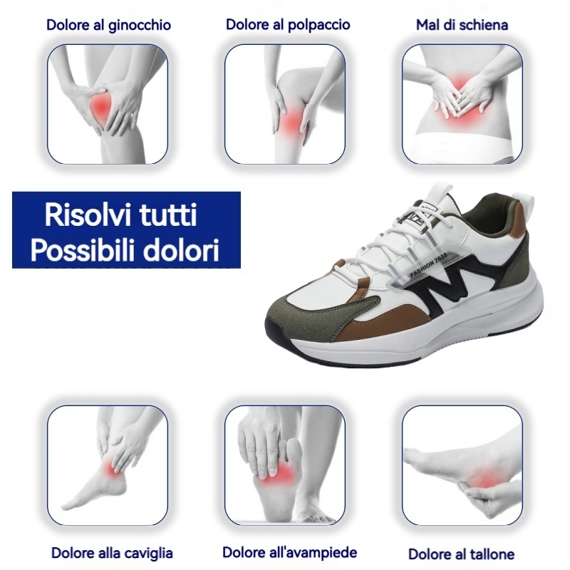 [⏰Oggi 50% di sconto - Non perdertelo] 🔥 Scarpe da passeggio dal design ergonomico 👞Cucite a mano - impermeabili e antiscivolo ✅ Supporto dell'arco plantare, camminata confortevole