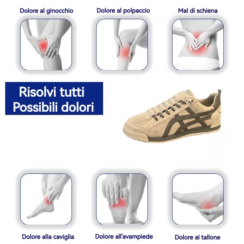 [⏰Oggi 50% di sconto - Non perdertelo] 🔥 Scarpe da passeggio dal design ergonomico 👞Cucite a mano - impermeabili e antiscivolo ✅ Supporto dell'arco plantare, camminata confortevole