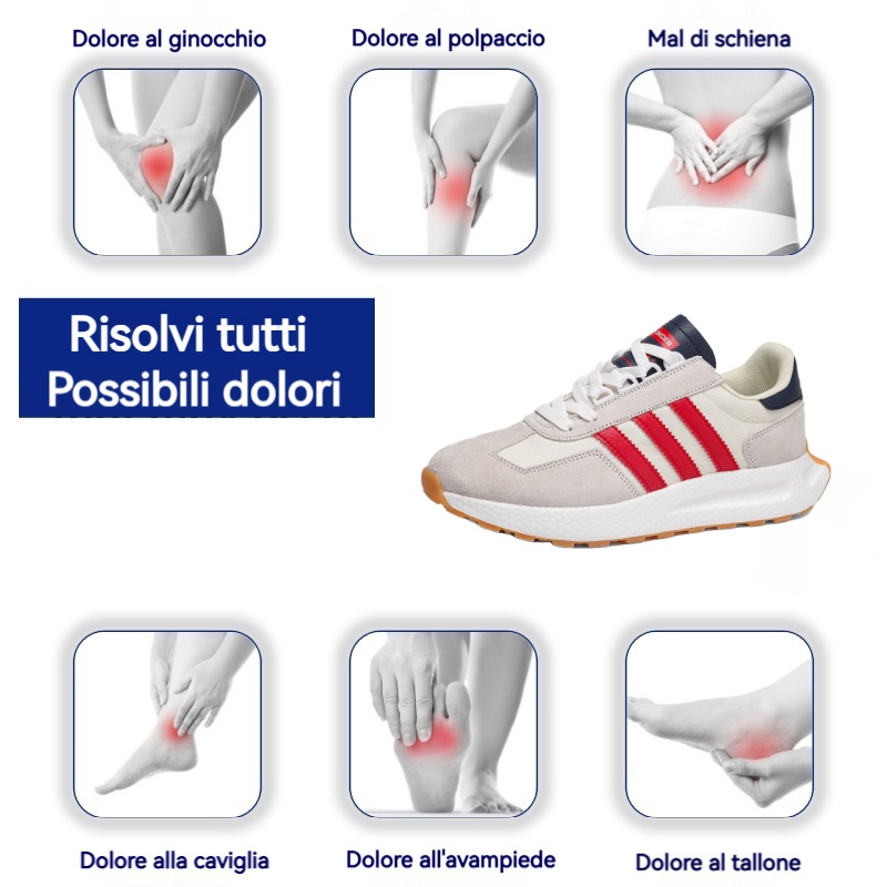 [⏰Sconto del 50% oggi - non perdertelo] 🔥 Scarpe da passeggio dal design ergonomico 👞Cucite a mano + suola popcorn ✅ Supporto dell'arco plantare, camminata comoda