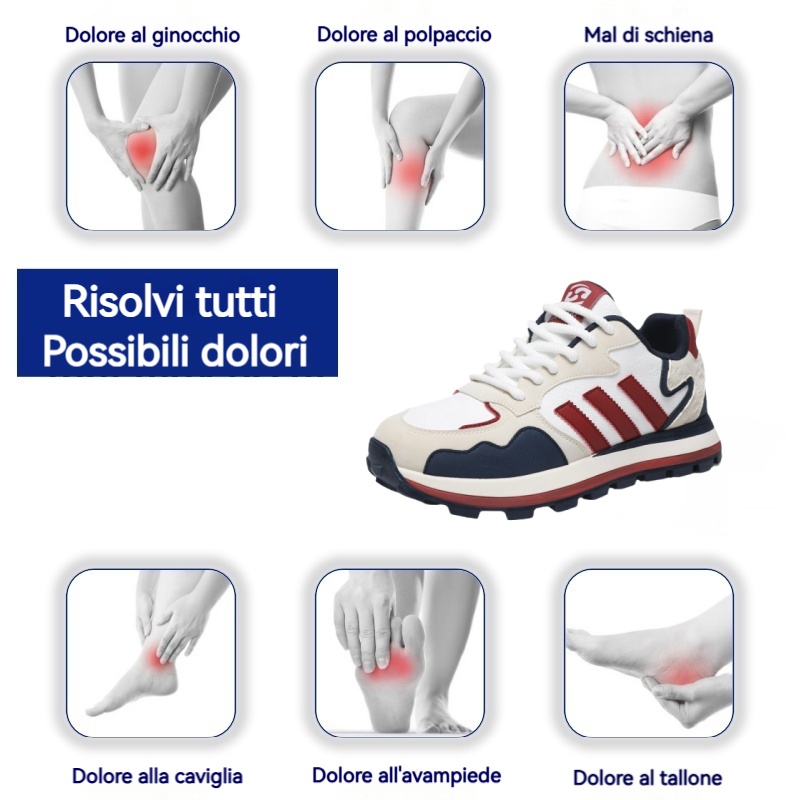 (🎉50% di sconto oggi - offerta a tempo limitato) Scarpe ortopediche ergonomiche cucite a mano da uomo 2025✅ Camminata confortevole, sollievo dal dolore👞