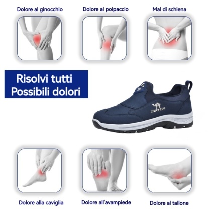 [Sconto a metà prezzo oggi - da non perdere] Scarpe casual da uomo dal design ergonomico - allevia efficacemente il dolore quando si cammina 👞Regola la posizione corretta del corpo umano