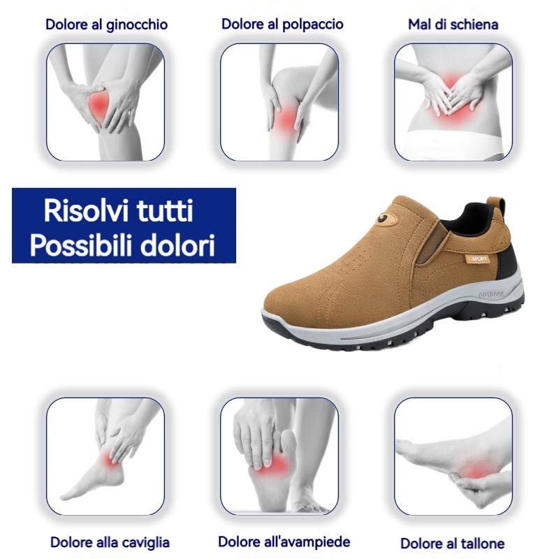 [Metà prezzo oggi - da non perdere] 🔥 Le scarpe da passeggio più comode per stare in piedi e camminare: alleviano efficacemente il dolore quando si cammina 👞 Certificato da numerosi esperti ortopedici