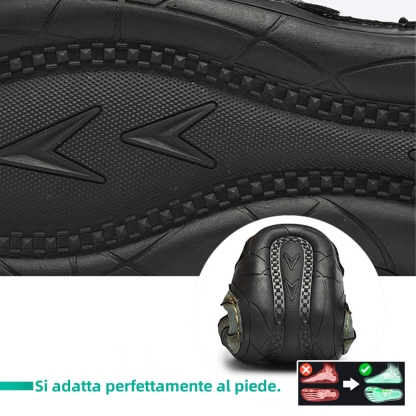 【⏰Sconto del 50% oggi - da non perdere】 Scarpe ortopediche dal design ergonomico - pelle di alta qualità + lana selezionata