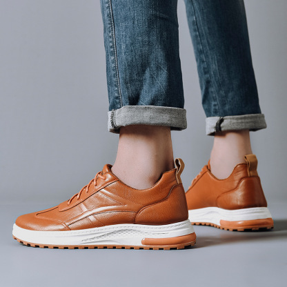 (🎉 Saldi di oggi 50% di sconto, non perderteli) Scarpe ortopediche da uomo dal design ergonomico ✅ Supporto dell'arco plantare: camminata comoda e senza dolore - cucita a mano