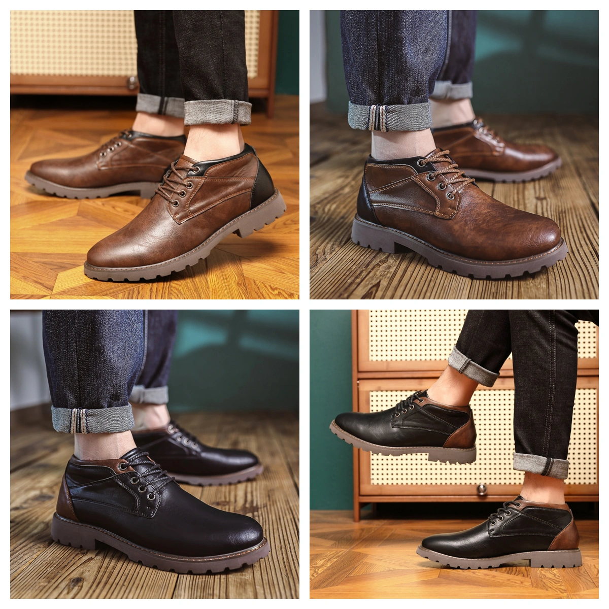[⏰Sconto del 60% oggi - Finendo presto] Scarpe ortopediche da uomo in vera pelle - Pelle di alta qualità + cucite a mano 👞