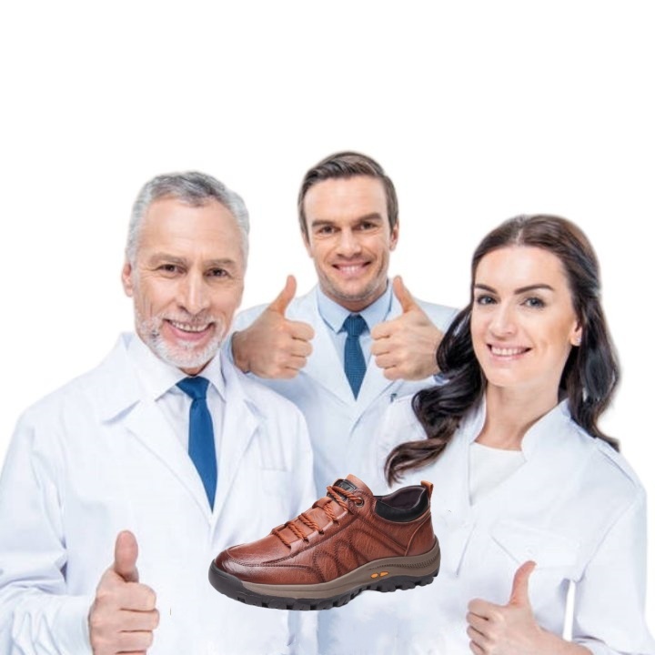 (🎉50% di sconto oggi, non perdertelo) 🐂 Scarpe ortopediche da uomo in vera pelle di vitello australiana 👞Cucite a mano, impermeabili e antiscivolo ✅ Supporto dell'arco plantare: camminata confortevole