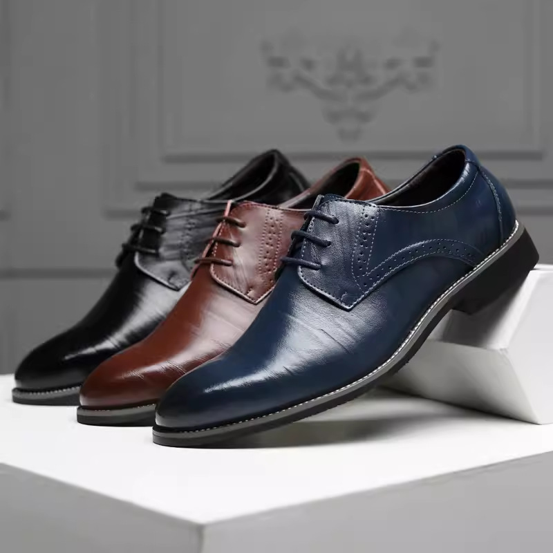 (🎉Sconto del 50% oggi - offerta a tempo limitato) Nuove scarpe in pelle da uomo 2025👞Supporto dell'arco plantare, camminata confortevole (✅Efficacia: allevia il dolore ai piedi)
