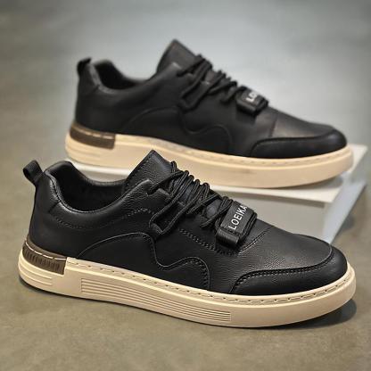 (🎉Saldi di primavera -50%, finiranno presto) - Scarpe ortopediche da uomo in pelle di vitello australiana 👞Cucite a mano - Comode per camminare ✅ Elimina il dolore in 7 giorni