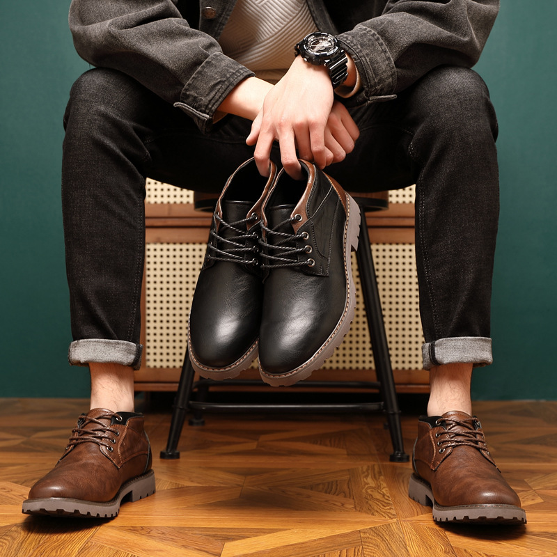 [⏰Sconto del 60% oggi - Finendo presto] Scarpe ortopediche da uomo in vera pelle - Pelle di alta qualità + cucite a mano 👞