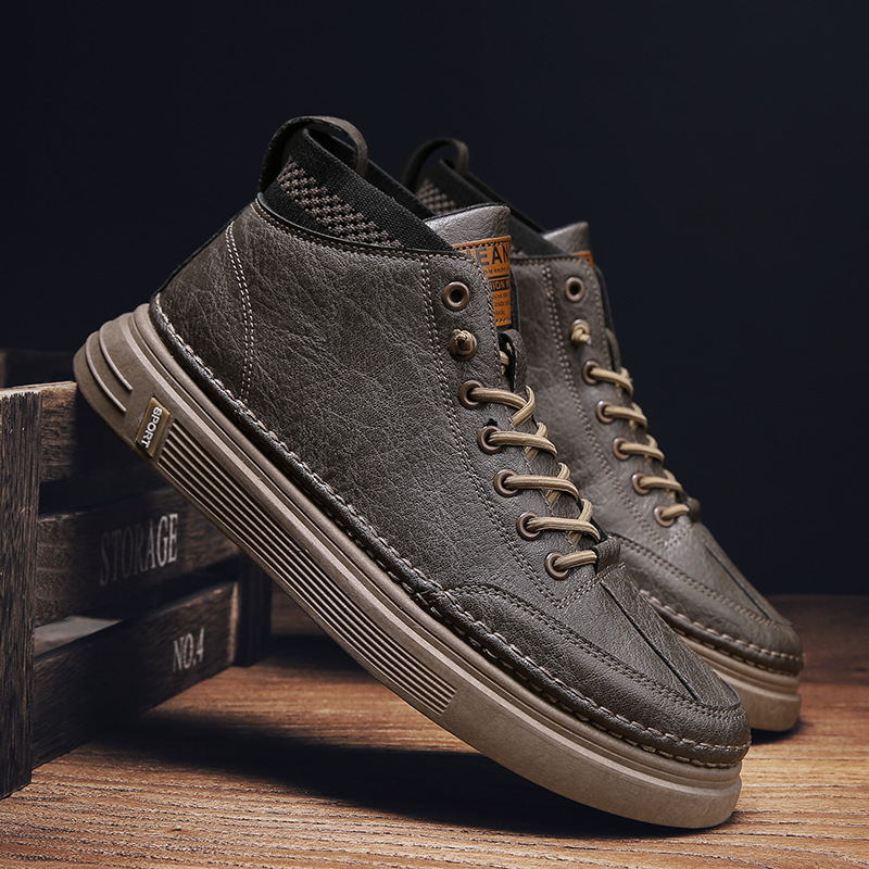 (🎉 Saldi primaverili 50% di sconto, finiranno presto) - Scarpe ortopediche da uomo realizzate in pelle di vitello australiana ✅ Soletta in memory foam ecologica: comfort di camminata, elimina il dolore in 7 giorni