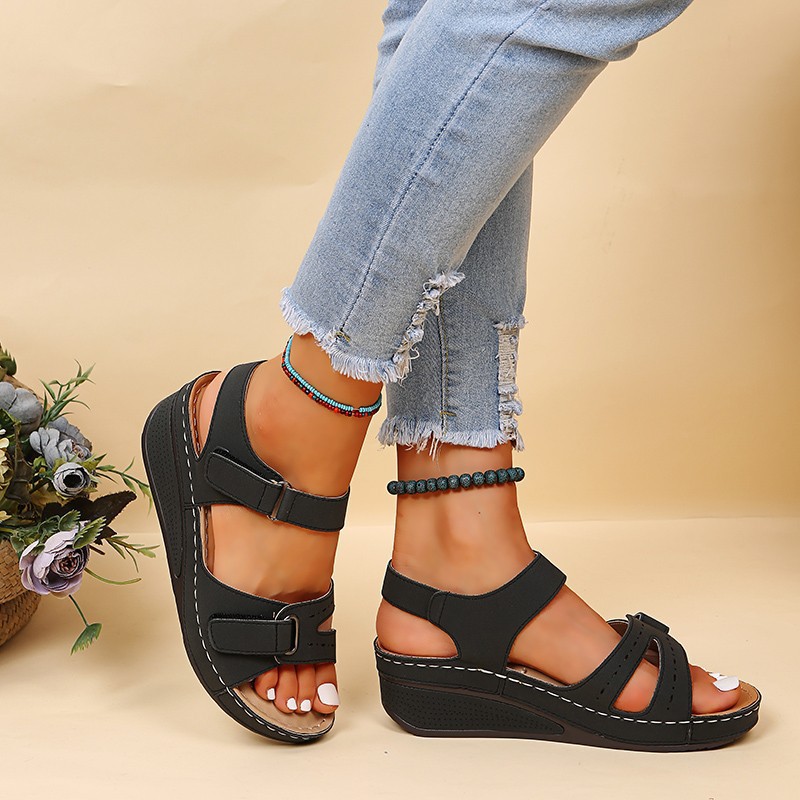 (⏰50% di sconto oggi, non perdertelo) Sandali ortopedici dal design ergonomico, cuciti a mano + suola antiscivolo ✅ Supporto dell'arco plantare: camminata confortevole