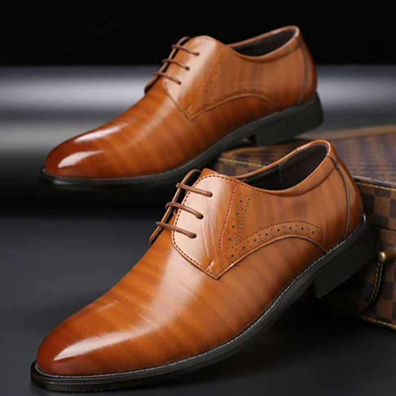 (🎉Sconto del 50% oggi - offerta a tempo limitato) Nuove scarpe in pelle da uomo 2025👞Supporto dell'arco plantare, camminata confortevole (✅Efficacia: allevia il dolore ai piedi)