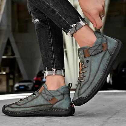 [🔥Oggi metà prezzo: da non perdere] Scarpe ortopediche in pelle bovina di alta qualità dal design ergonomico - design con supporto dell'arco plantare👞Sbarazzati facilmente del dolore ai piedi