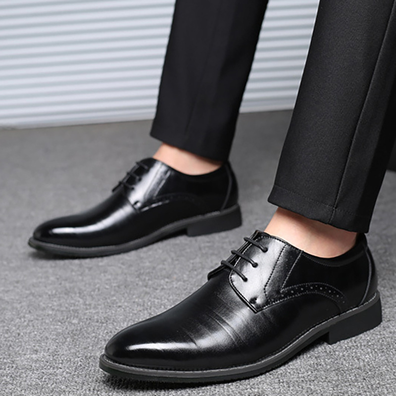 (🎉Sconto del 50% oggi - offerta a tempo limitato) Nuove scarpe in pelle da uomo 2025👞Supporto dell'arco plantare, camminata confortevole (✅Efficacia: allevia il dolore ai piedi)