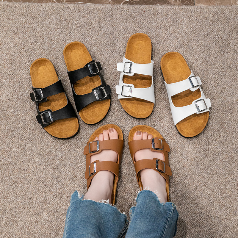 [🎉Sconto del 50% oggi, non lasciartelo sfuggire] 🐂Pantofole in pelle di vitello australiana✅ Supporto plantare: camminata comoda e indolore (cucite a mano con materiali ecocompatibili)
