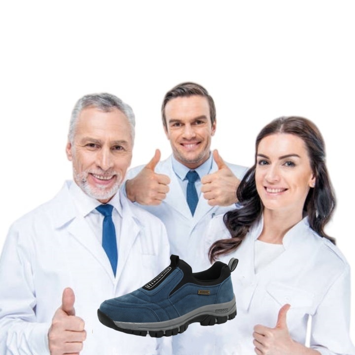 (🔥70% di sconto oggi - da non perdere) ⏰ - Scarpa ortopedica in pelle scamosciata di lusso morbida e confortevole (supporto - sollievo dal dolore al piede) Comoda per camminare
