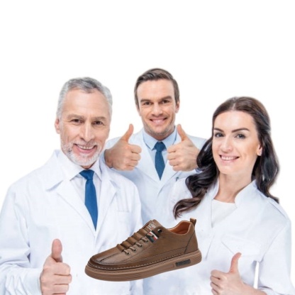(🎉Sconto del 50% oggi, in scadenza a breve)🐂Scarpe ortopediche da uomo in autentica pelle di vitello australiana✅ Supporto dell'arco plantare: camminata comoda, sollievo dal dolore