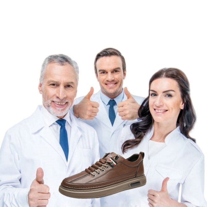 (🎉Ultimo giorno di sconto del 50%, non perdertelo) 🐂 Scarpe ortopediche da uomo in pelle di vitello australiana 👞Cucite a mano - traspiranti, impermeabili ✅Supporto dell'arco plantare: camminata confortevole