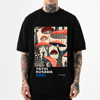 Yayoi Kusama Mushroom Japanese Style Classic Tee