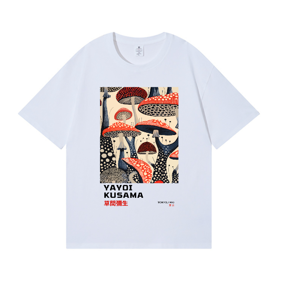 Yayoi Kusama Mushroom Japanese Style Classic Tee