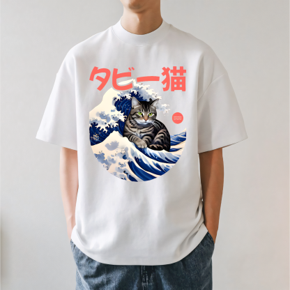 Cat Japanese Style Classic Tee