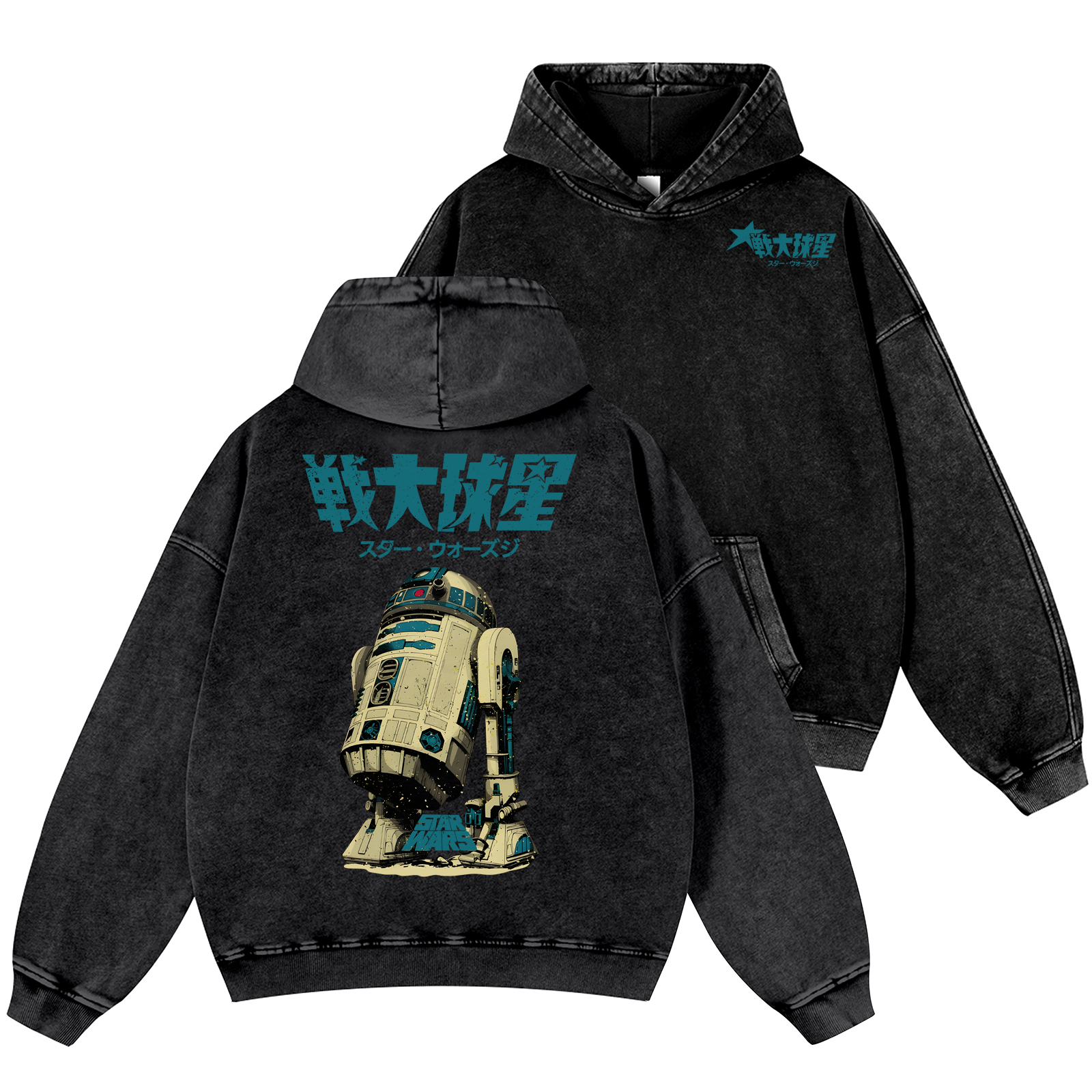 Star Wars Vintage Washed Cotton Back Art Hoodie