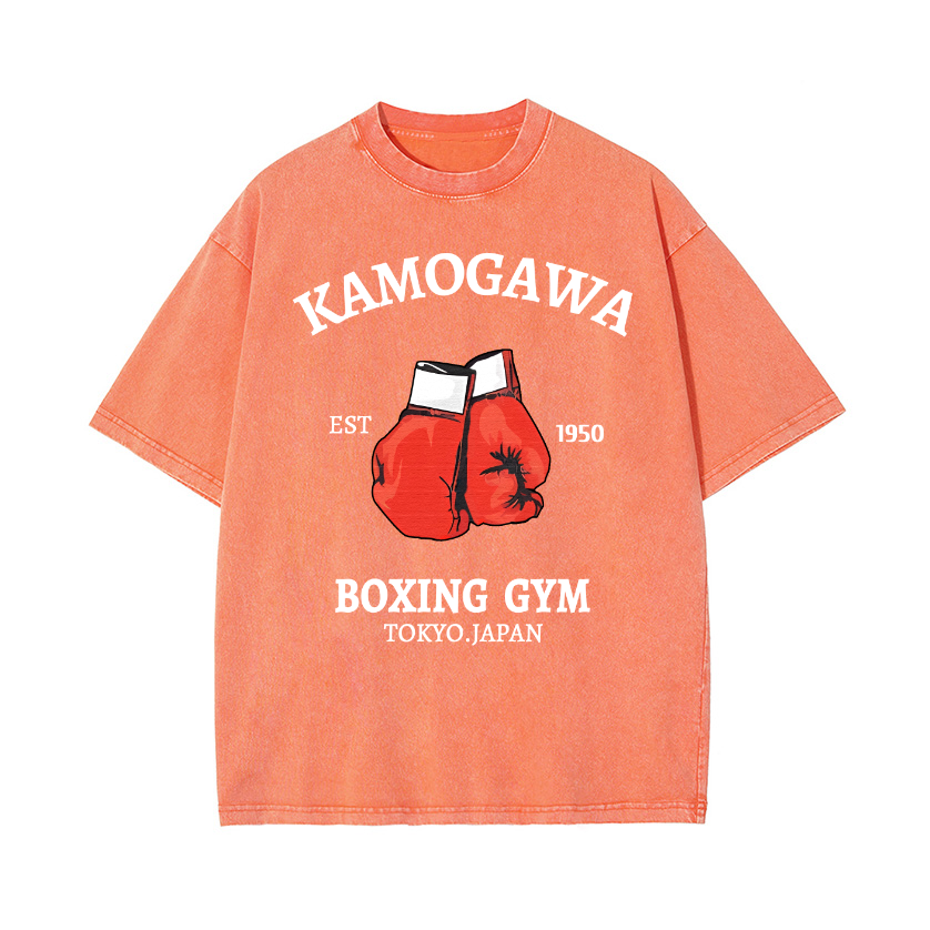 Kamogawa Vintage Wash Japanese Design T-Shirt
