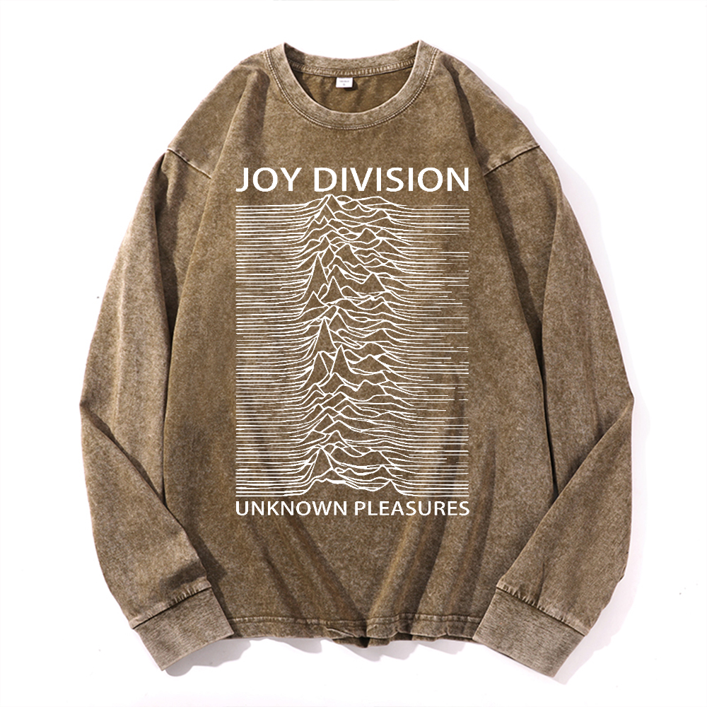 Joy Division Vintage Cotton Wash Crewneck Sweatshirt