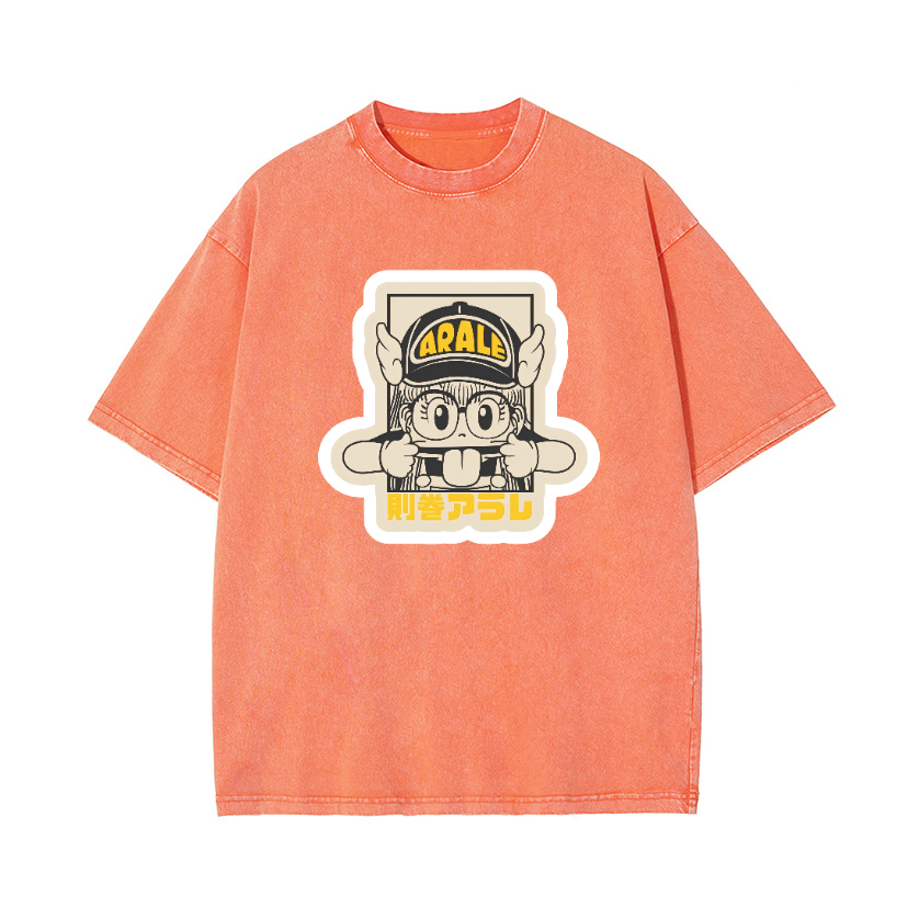 Arale Anime Vintage Wash Japanese Design T-Shirt