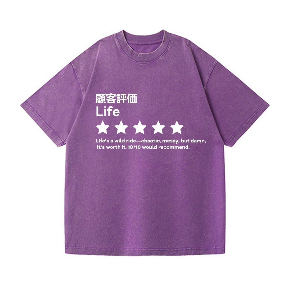 Life Vintage Wash Japanese Design T-Shirt