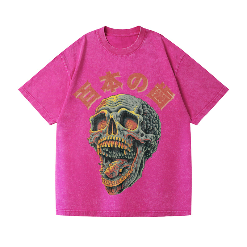 Vintage Wash Japanese Design T-Shirt