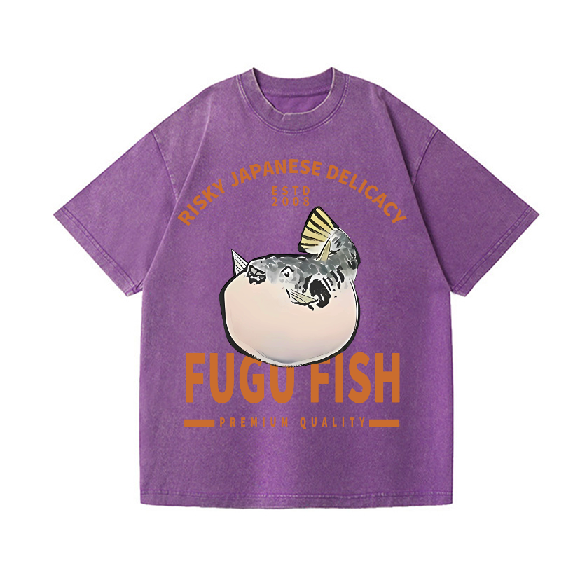 Japan's Risky Eats Vintage Wash Japanese Design T-Shirt