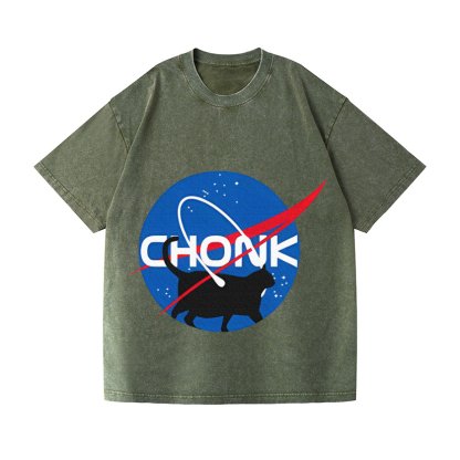 CHONK/NASA Vintage Wash Japanese Design T-Shirt