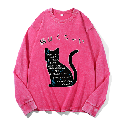 Vintage Cotton Wash Crewneck Sweatshirt