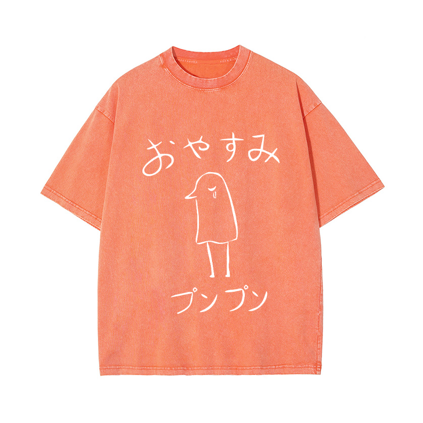 The Pure Existence Vintage Wash Japanese Design T-Shirt