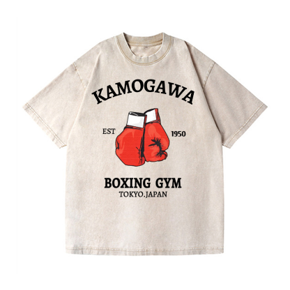 Kamogawa Vintage Wash Japanese Design T-Shirt
