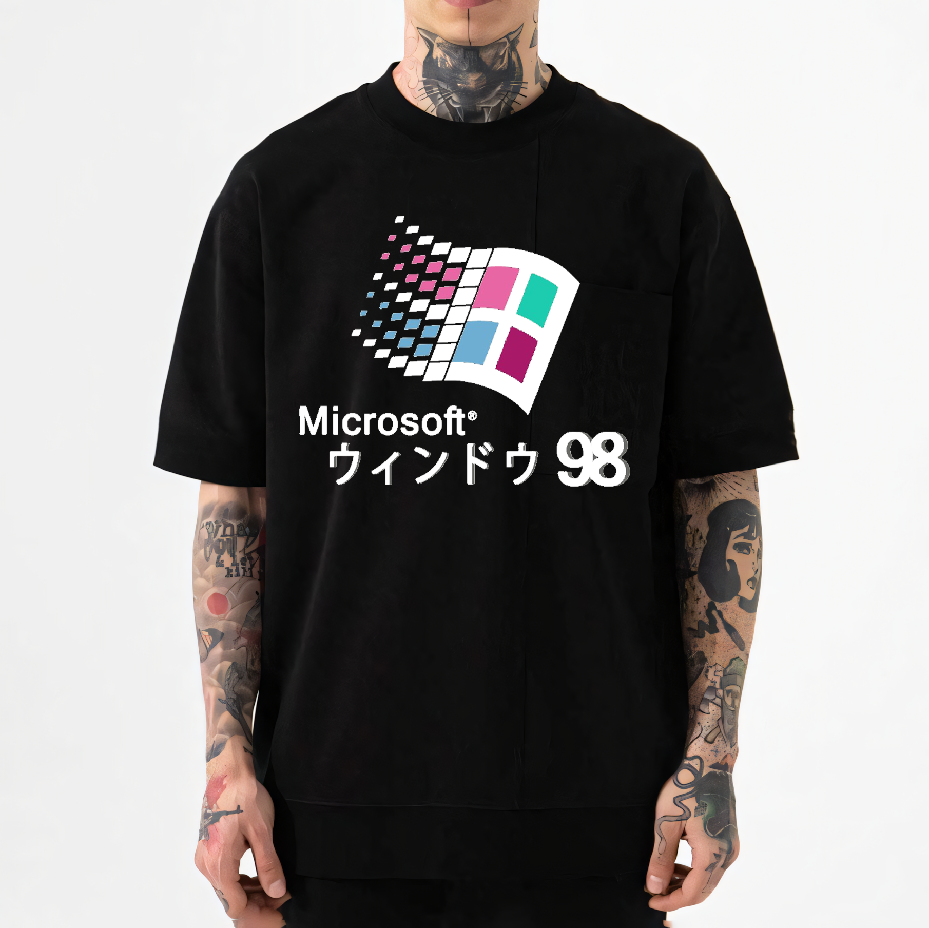 Microsoft Windows 98 Japanese Style Classic Tee